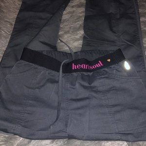 Heart soul scrub pants
